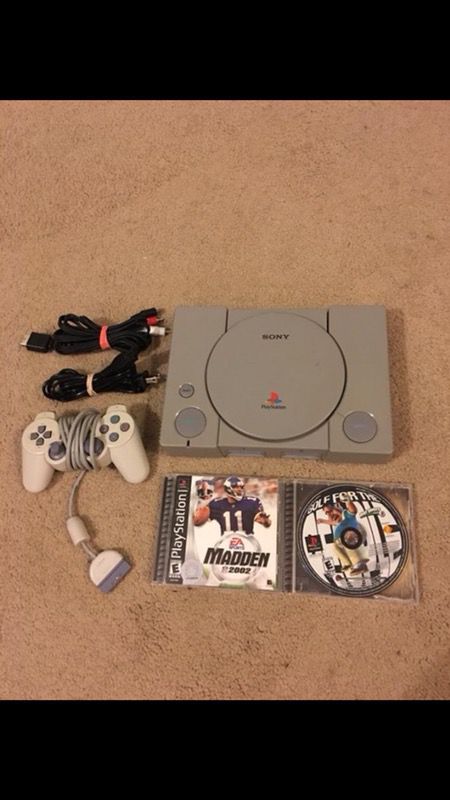 PS1 With 3 Games