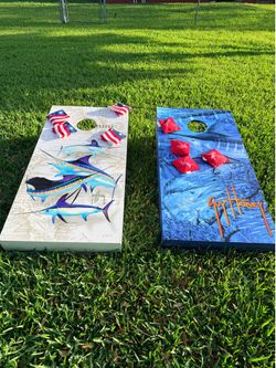 Guy Harvey Regulation Cornhole Set