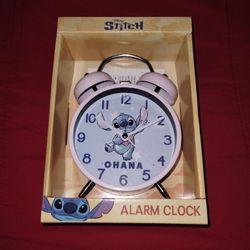 New Disney Limited Edition Stitch Alarm Bell Clock 