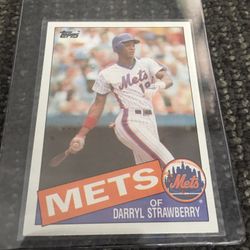 Baseball Card 1985 Topps Darryl Strawberry