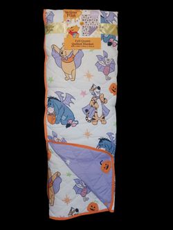Winnie The Pooh Double Sided Queen Quilted Blanket 86x86in