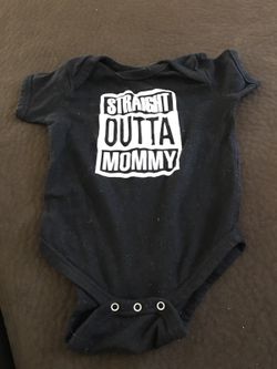Straight outta mommy onesie