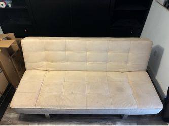 Convertible Futon Sofa Bed with Fitted Cover