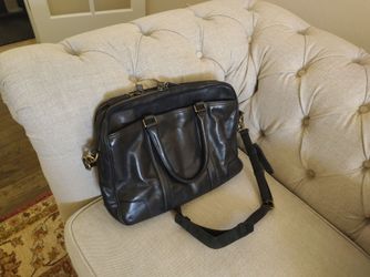 Authentic COACH Men's Leather Briefcase / Laptop Bag – Excellent Condition