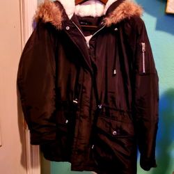 Black Warm  FleeceJacket...size 1x Womens..super Warm..brand New!