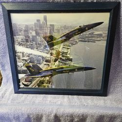 Blue Angles "Flare" over Seattle