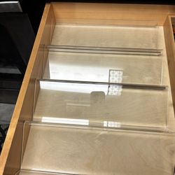 MIUKAA Clear Acrylic Spice Drawer Organizer $3 Each (8 Available)