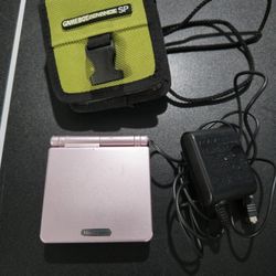 Nintendo Gameboy Advance Sp Pearl Pink Model AGS-101