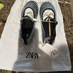 Zara Sparkly Ballet Flats