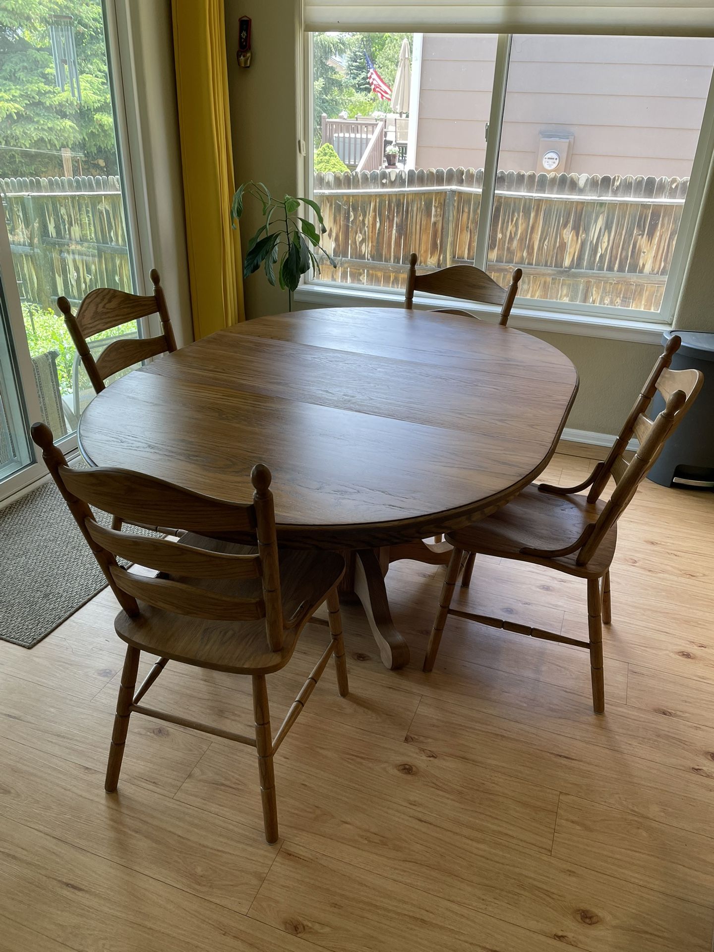 Wood Dining Table And Chairs