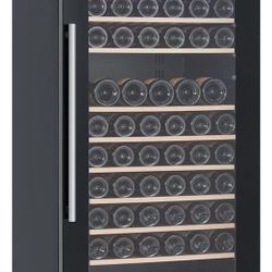 Wine and Beverage Refrigerator 133 Bottles Wine Fridge with Digital Temperature Control Glass Door Wine Cooler Dual Zone For Red, White, Champagne or 