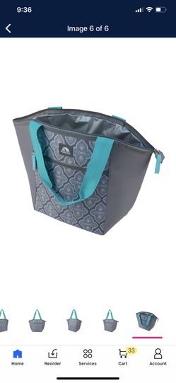 Insulated lunch bag.