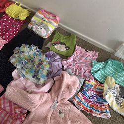 13 pc girl clothing size from 12 to 24 months