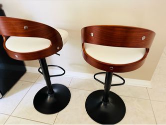 Adjustable barstools-set of 2