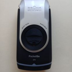 BRAUN PocketGo 370 Travel Battery Operated Shaver 