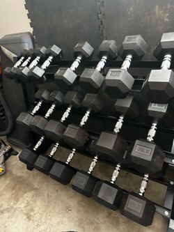 Beautiful set of dumbbells