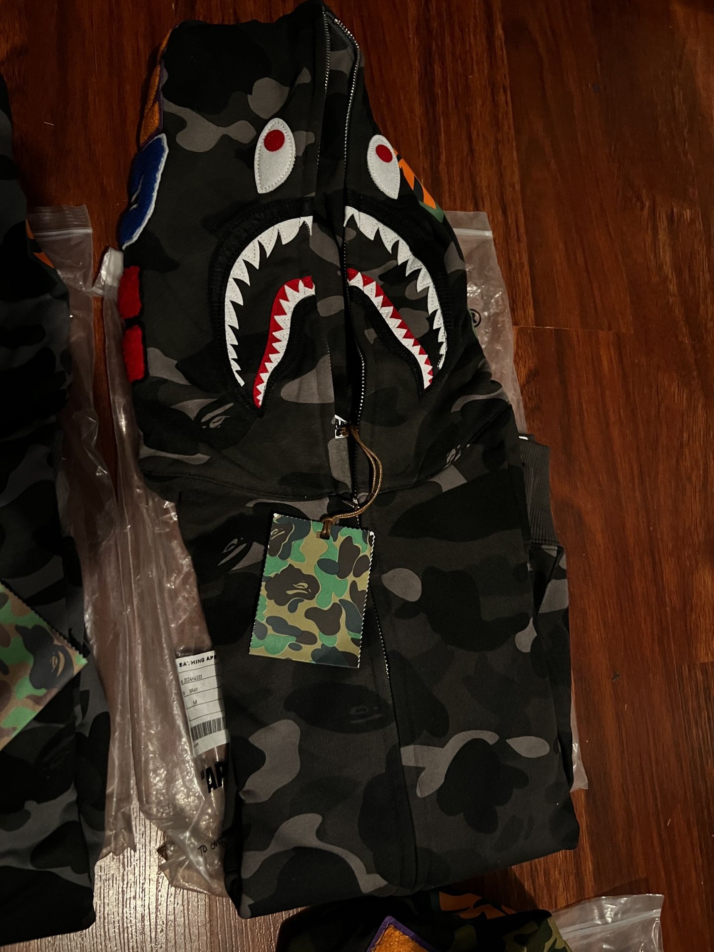 Dark Grey Bape Hoodie