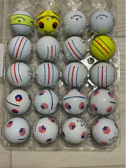 20 Callaway Chrome Soft Golf Balls