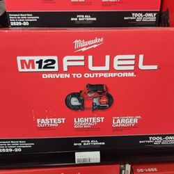 Milwaukee New  Band Saw 12M Fuel Brushless