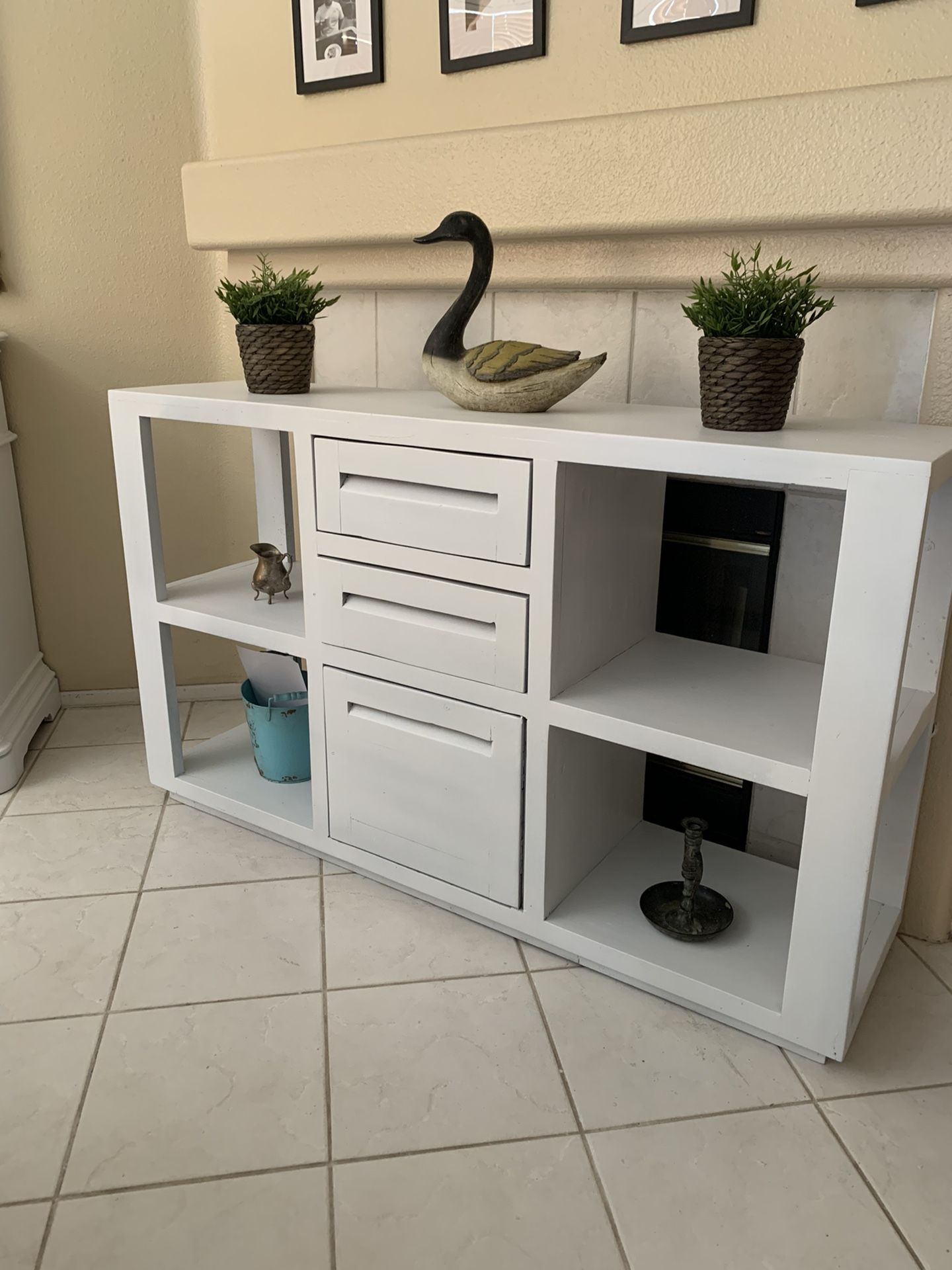 Wood Console Table