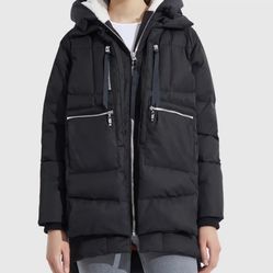 BAGATELLE Sport Puffer Coat (SIZE XL) Black
