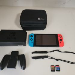 Nintendo Switch™ with Neon Blue and Neon Red Joy‑Con™