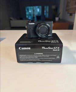 Canon Powershot G7X Mark lll