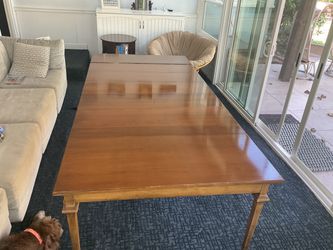 Extensole dining table 1.6ft to 8.3ft (extendable 5 inserts)