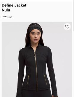 black and gold lululemon jacket