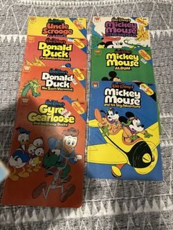 Vintage Walt Disney Dynabrite Comics 