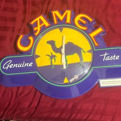 Camel Clock Sign