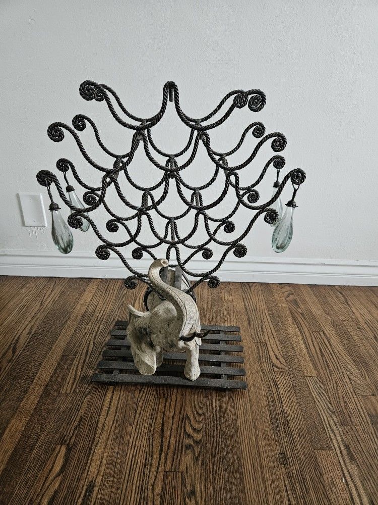 Custom Elephant Wine Bottle Rack!