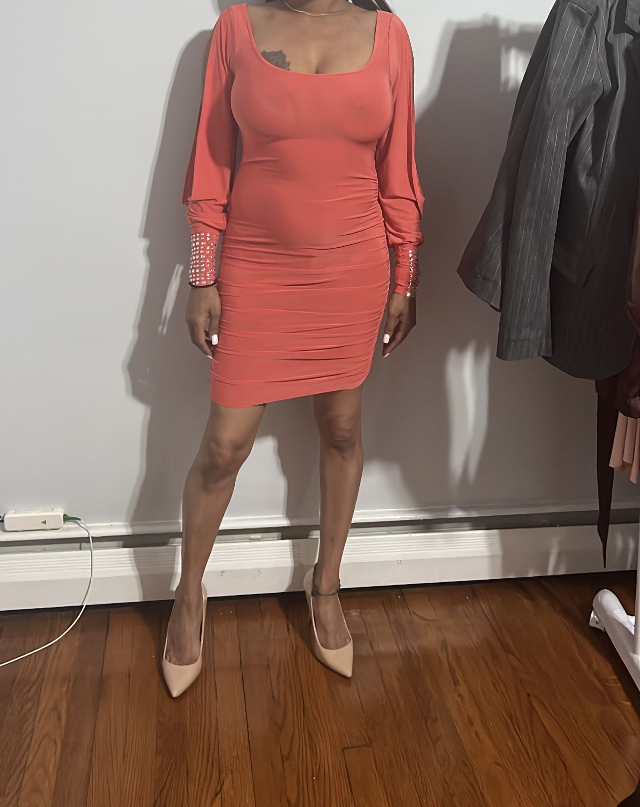 Offbrand Peach Little Dress