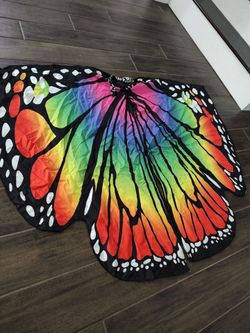 Halloween butterfly wings cape 19 ave and Greenway
