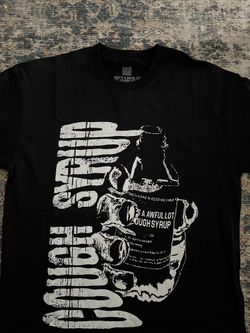 Awful lot a cough syrup t shirt sz Large
