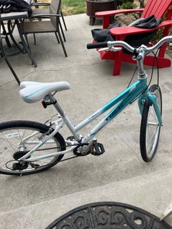 Trek fx blue and white bike or shoot me an offer