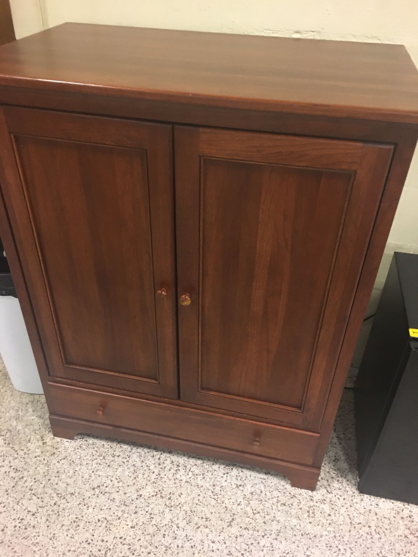Solid wood armoire