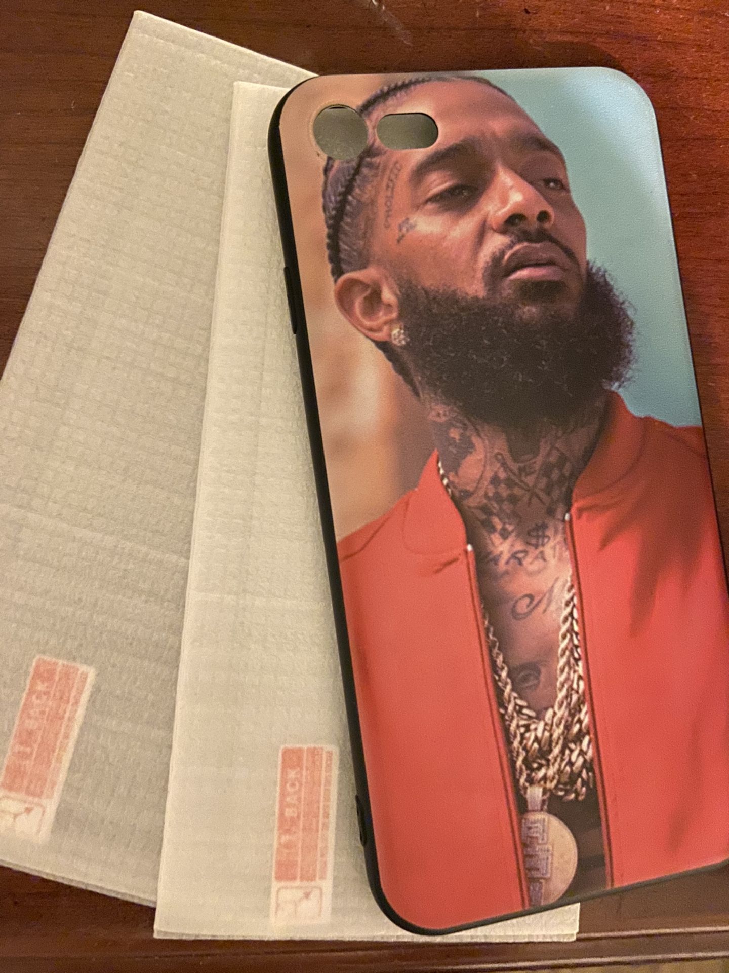 Nipsey Phone Case W/ Screen Protector For iPhone 8