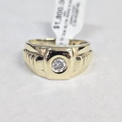 10kt Gold Diamond Ring