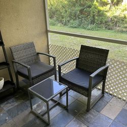 Patio furniture set