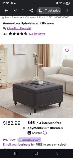 Gray Ottoman