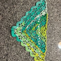 Handmade crochet bandana