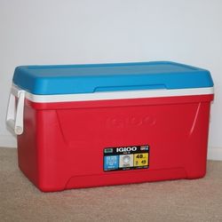 Igloo 48-Qt “Cool 48” Cooler – Red/White/Blue 4th of July Edition