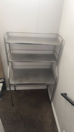3 tier metal shelve