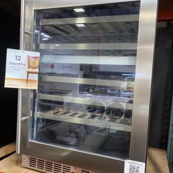 Stainless Steel 51 Bottle Built-In Wine Cellar