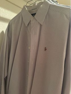 Size Large Ralph Lauren Oxford cotton button collar