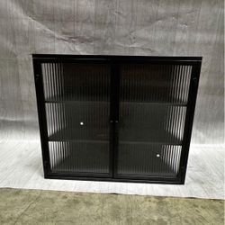 New Assembled- Wall Mount Folding Storage Cabinet