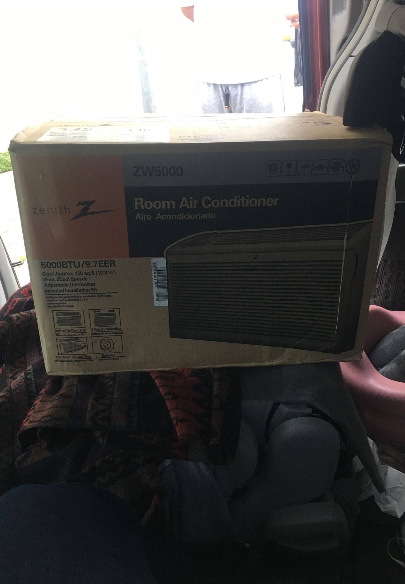 Zenith Air Conditioner 5000BTU