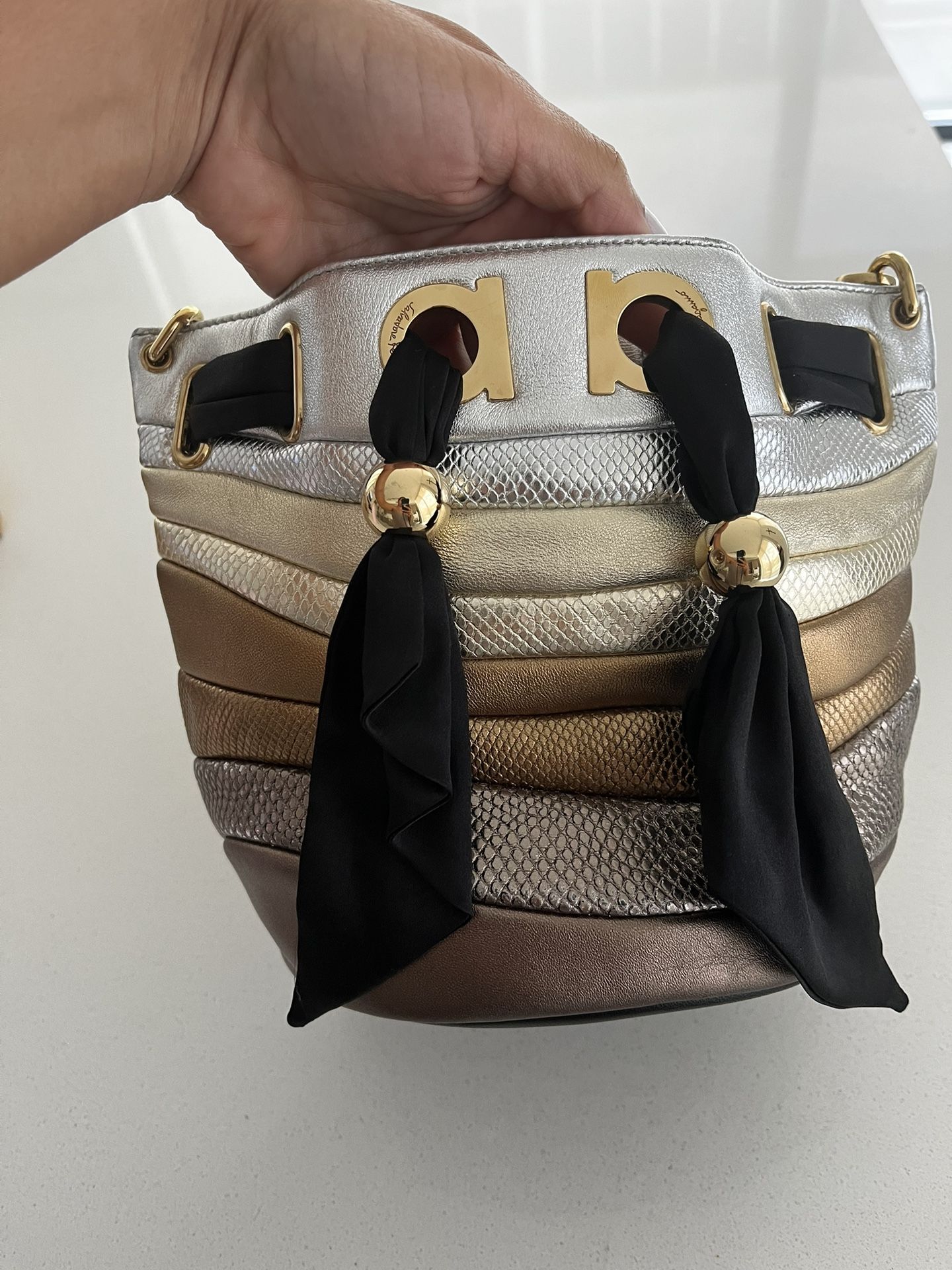 Salvatore Ferragamo and Sara Battaglia
