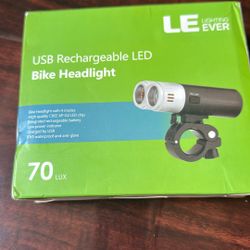 Rechargeable bike light